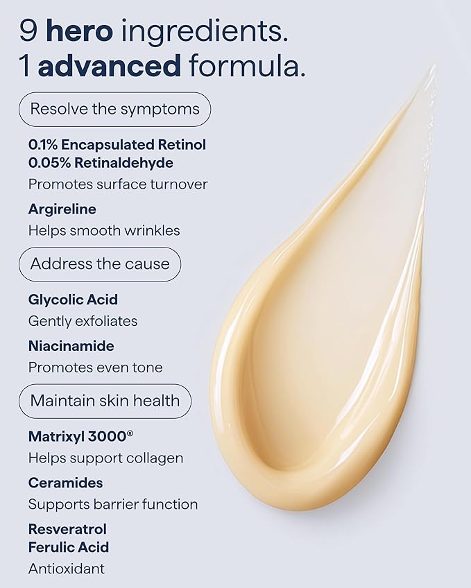 Remedy Healthy Aging Advanced Serum - Remedy for Healthy Aging - Retinaldehyde, Glycolic Acid, Argireline, Ferulic Acid,Matrixyl 3000 - Anti-Aging - For Fine Lines,Wrinkles - By Dermatologist Dr. Shah