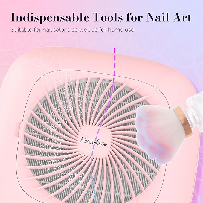 MelodySusie Nail Art Dusting Brush,Dust