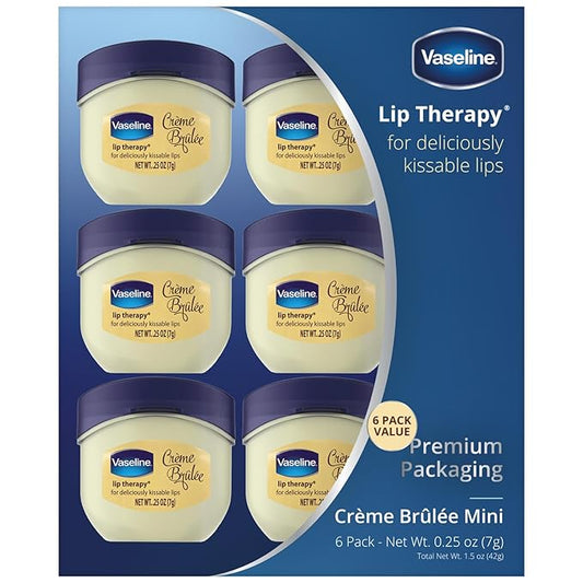 Vaseline Lip Therapy Creme Brulee Mini, Oz