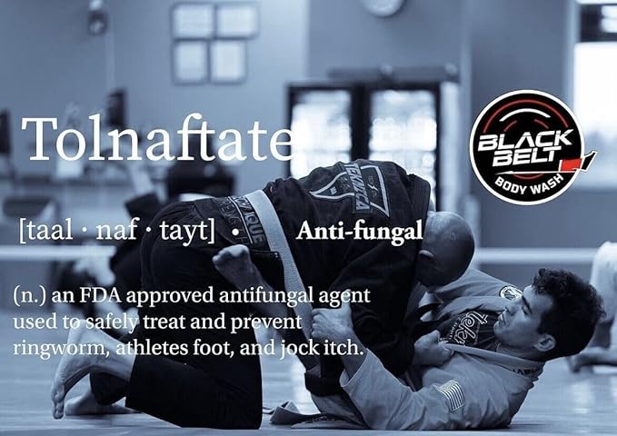 Blackbelt Body Wash - Antifungal Athlete's Body Soap - Prevents and Treats Ringworm, Jock Itch and Athlete's Foot