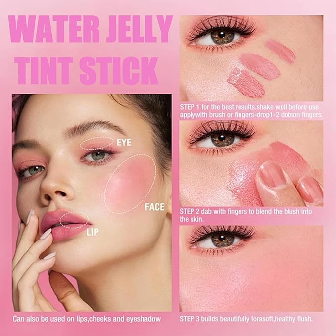 Milk Cooling Water Jelly Tint, Makeup Lip Tint Cooling