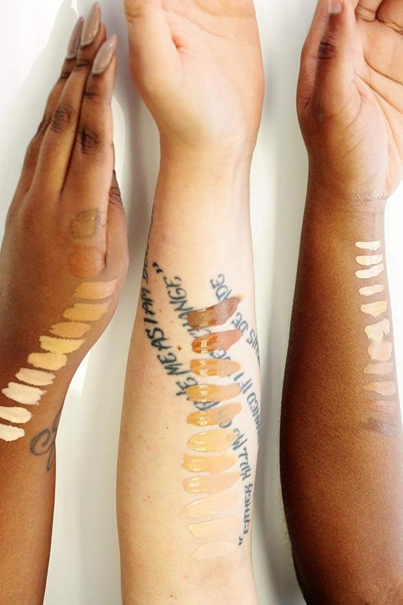 VASANTI Oil-Free Foundation & Concealer in 1 - Liquid Cover-Up (12) Highly Blendable, Full Coverage, Longwear Liquid Foundation and Concealer, Safe for Sensitive Skin