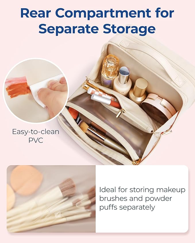 Bagsmart travel makeup bag large