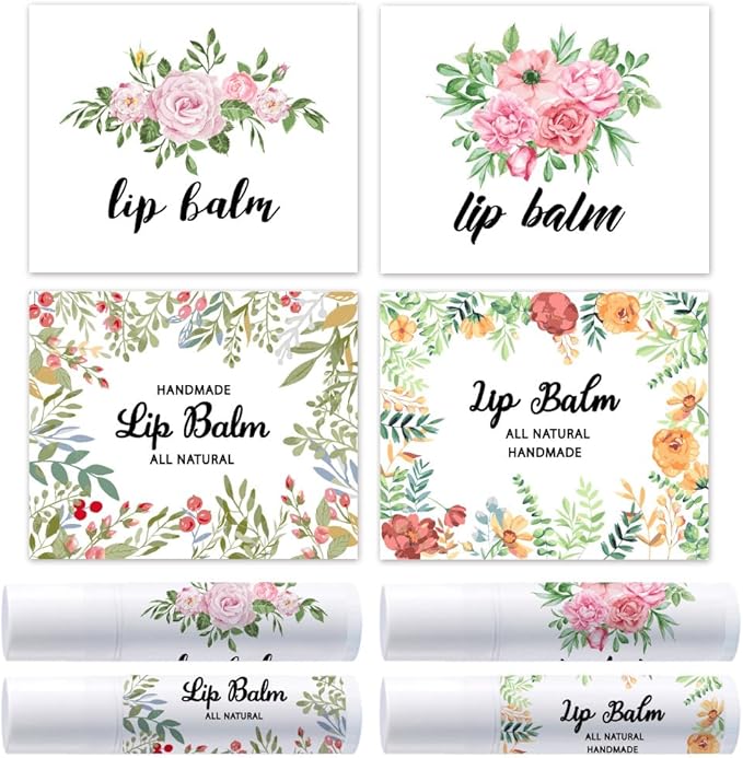 OLYCRAFT 100Pcs 4 Styles Flower Lip Supplies