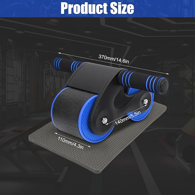 Abdomina Roller Workout Exerciser Equipment