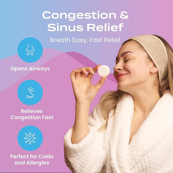Body Restore Shower Steamers Aromatherapy 6 Pack – Valentines Day Gifts for Her and Him, Birthday Gifts for Women and Men, Relaxation, Stress Relief, Self Care, Bath Bombs – Bloom