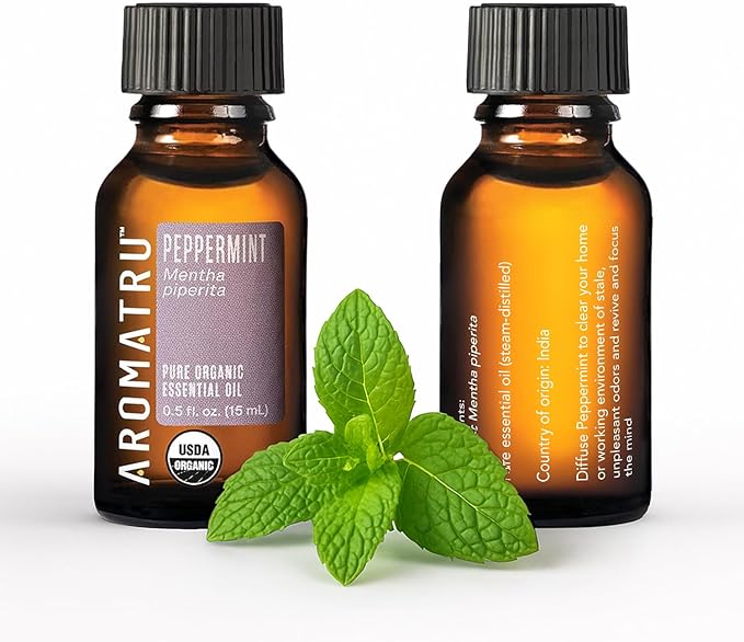 Focus Essential Oil Kit – Rosemary, Peppermint, Lemon, and Grapefruit – Organic & Wildcrafted – ISO Certified – No Synthetic Fillers – Ethically Sourced