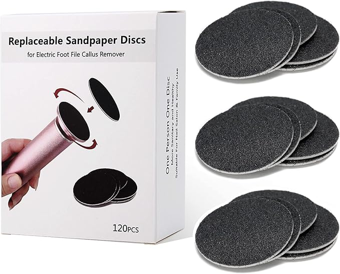 120pcs replaceable sandpaper refill discs