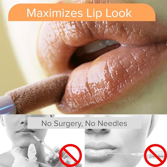 Queen Cosmetics Lip Plumper Gloss, 0.5 (Glazed