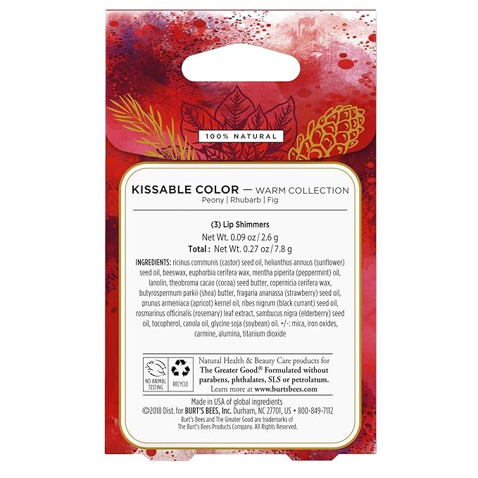 Burt's Bees Kissable Color Holiday Gift Fig