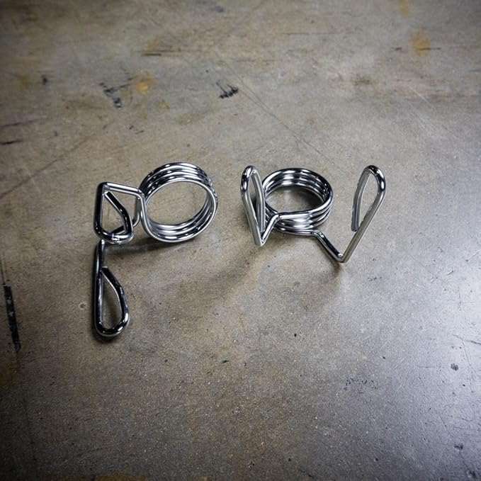 Barbell Spring Collar Weightlifting Accessory Olympic 2" Weight 2-Inch Fast