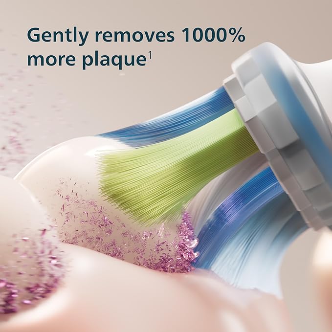 Philips Sonicare 5900 Series Electric Toothbrush - Next-Generation Sonicare Technology, Pressure Sensor, 6 Brushing Settings, SmarTimer, BrushPacer, 21-Day Runtime, White, Model HX7130/02