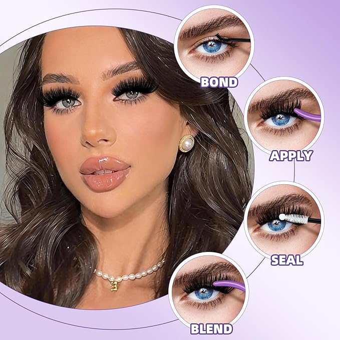 B&Qaugen Lash Clusters 300D Individual Lashes Eyelash Clusters Supersoft D Curl False Eyelashes 10-18 Mixed Eyelash Extension Wispy Volume Cluster Lashes DIY at Home(300D-10-18mm)
