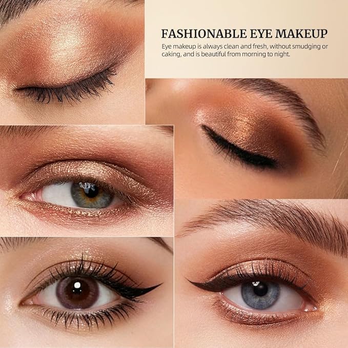 Rosy Nude Warm Eyeshadow Palette, 6 Matte & Shimmer Eye shadow — Dusty Rose, Beige Nude, Terracotta Brown, Rosy Copper & Antique Gold, High Pigment Long-Lasting Eye Makeup for Daily & Glam Looks 4