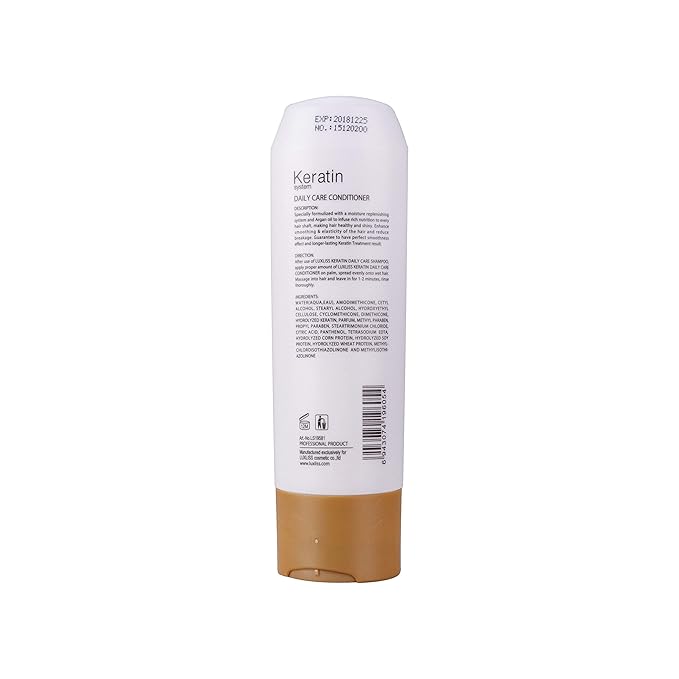 Luxliss Keratin Smoothing Treatment and Keratin Daily Care Shampoo & Conditioner Set Professional Results Straightens and Smooths Repair Hair