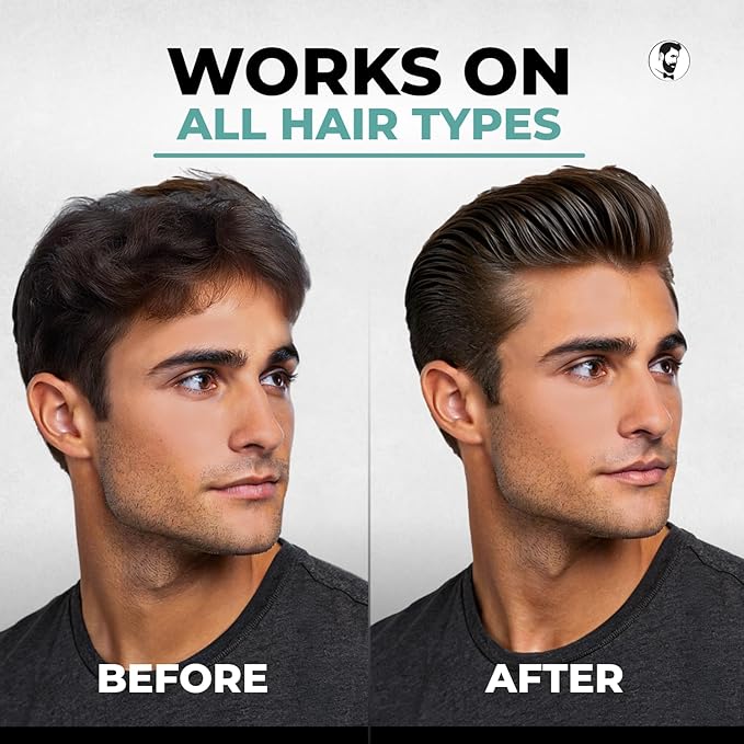 Gentlemen Republic 64oz Refined Men's Hair Gel - Professional Formula for 24 Hour Shine and Strong Hold, Humidity Resistant Styling Gel for hair W/Pump, 100% Alcohol-Free and Never Flakes, Made in USA