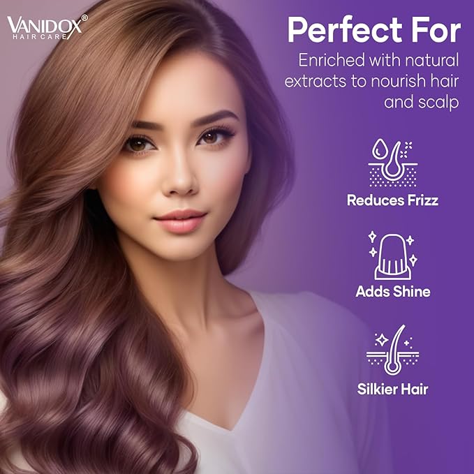 Vanidox Tea Tree Shampoo and Conditioner Set with Lavender and Mint | DHT Blockers | With 100% Pure Tea Tree Oil for Itchy, Dry Scalp | Sulfate & Paraben Free | For Men & Women | 16 fl oz Each