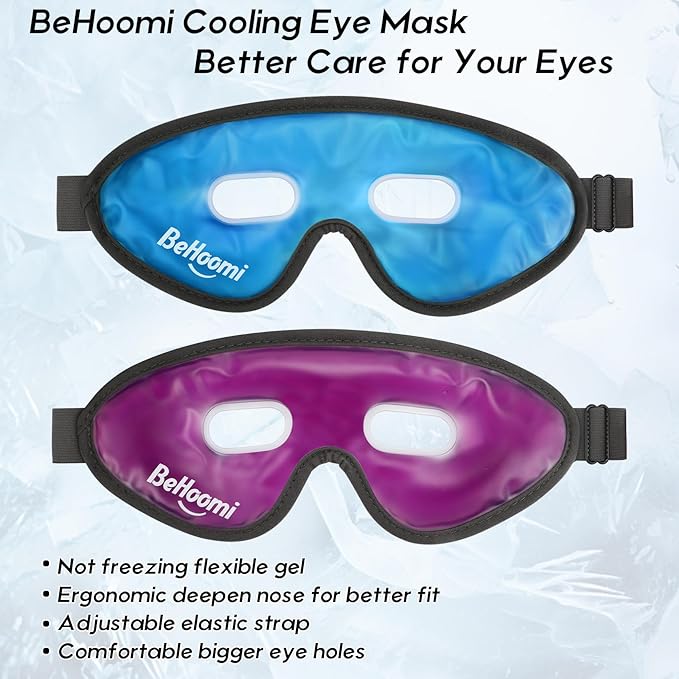 Cooling eye mask, gel eye