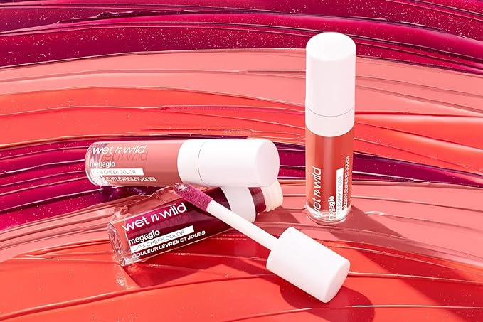 wet n wild Mega Glo Lip & Cheek Color, Creamy Berry Stain, Buildable Multi-Use Soft Matte Finish, Vegan & Cruelty-Free - Berry True