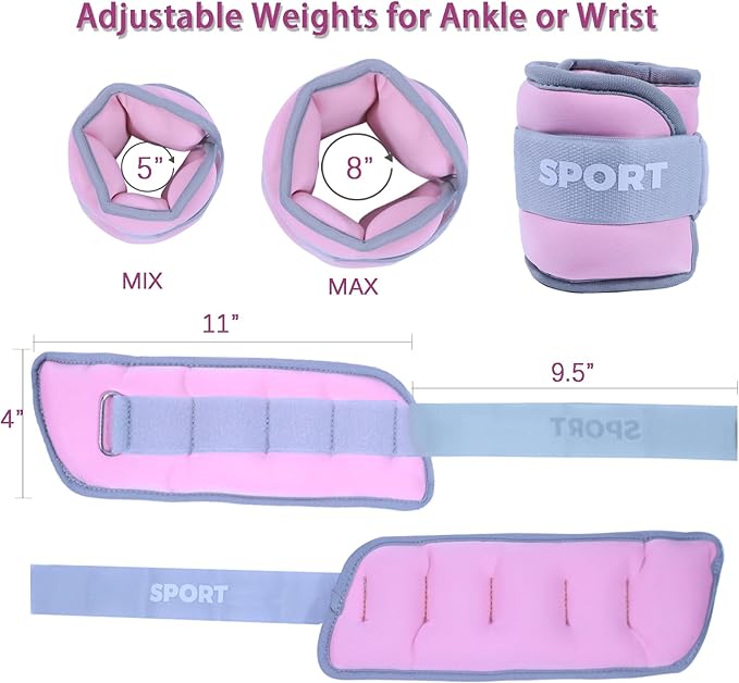 Ankle Weights for Women 4 lbs