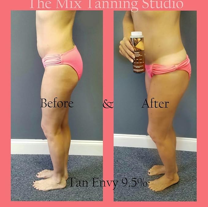 Tampa Bay Tan, Tan Alchemy, Tan Envy European Blend Dark 11.5% DHA Sunless Airbrush Spray Tanning Solution 32 oz
