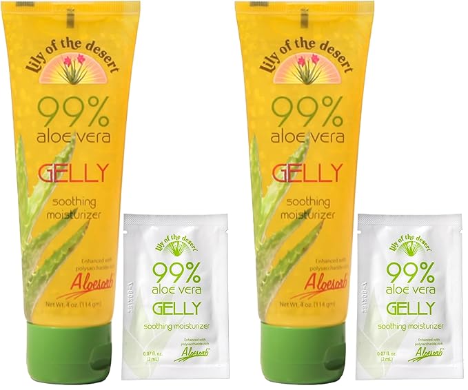 Lily Of The Desert Aloe Vera Gelly 4 oz Gel (Pack of 2)