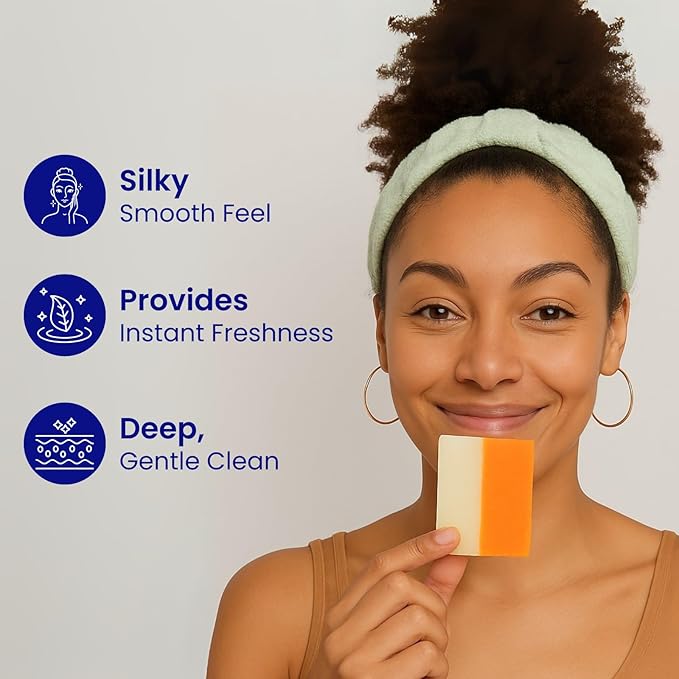 Relumins Glutathione Soap Bars – New Year, New You Deep Cleansing & Hydrating Soap for Smooth, Refreshed Skin – Gentle Exfoliating Formula for Face & Body – 5 x 150g Bars