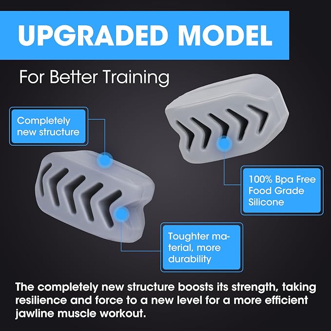 CXYARY 2024 Upgraded Model 6PCS Jaw Exerciser 3 Resistance