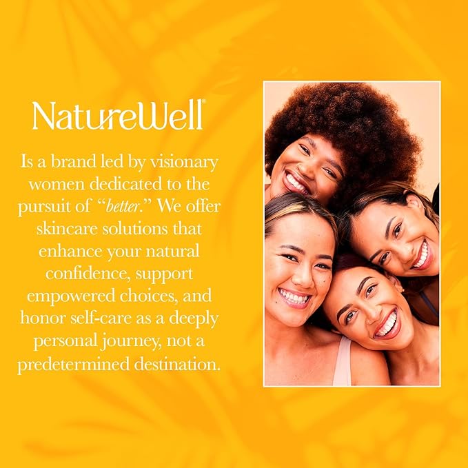 NATURE WELL Cheeky Firming & Cleansing Body Wash, Infused With Caffeine, Brazil Nut Oil, & Guarana Extract, Scented With Pistachio, Almond, Coconut, & Salted Caramel, 13 Fl Oz