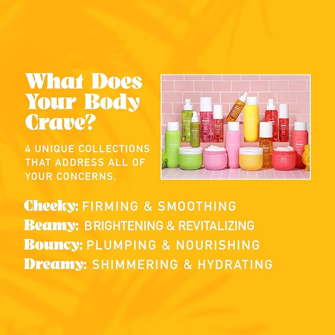NATURE WELL Cheeky Firming & Cleansing Body Wash, Infused With Caffeine, Brazil Nut Oil, & Guarana Extract, Scented With Pistachio, Almond, Coconut, & Salted Caramel, 13 Fl Oz