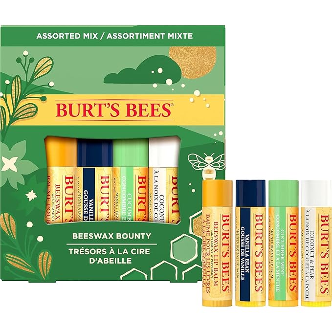 Burt's Bees Holiday Gift, 4 Lip Vanilla,