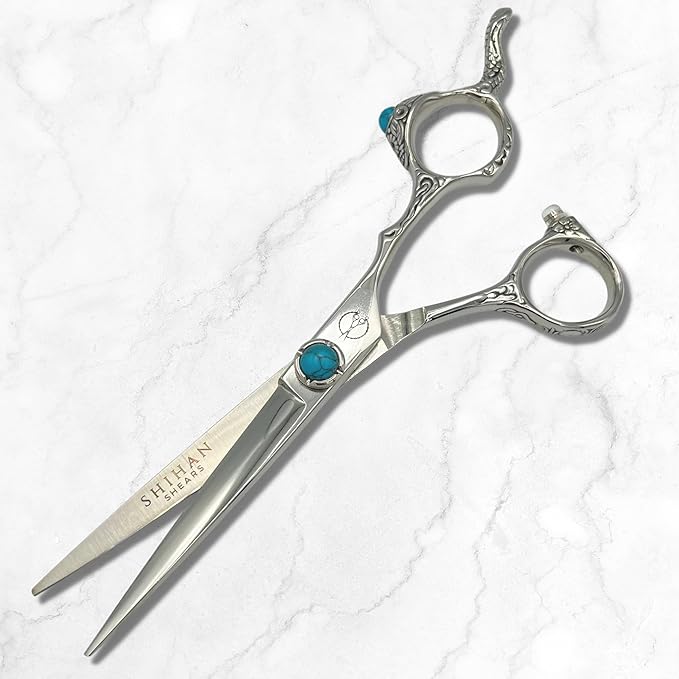 6" Hair Shears - VG-10 Japanese Steel - Professional Grade for Stylists and Barbers - Zen Scissors Line (Cutting)