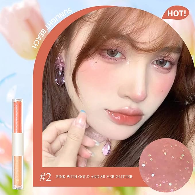 KWOLYKIM 2 In 1 Double Mirror And Matte Gloss,