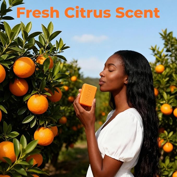 SAISZE Turmeric Soap, Kojic Acid Soap Bar, 4oz x 2 BARS, Dark Spots Remover for Face and Body, Brightening, Hyperpigmentation