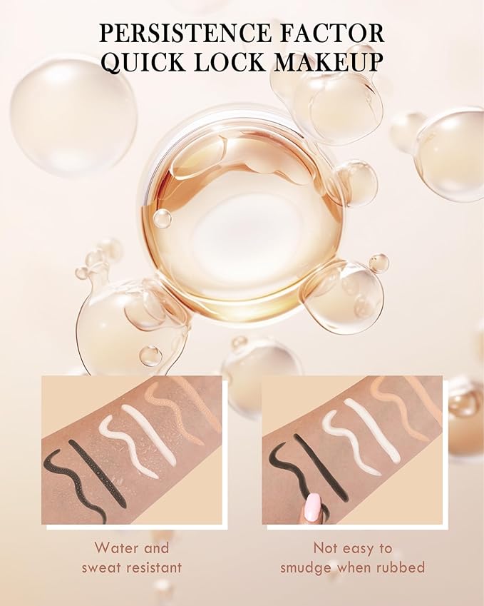 Nude Beige Black White Water Line Gel Eyeliner Pencil-3Pcs Waterproof Longlasting Cream Eye Liner Waterline Brightener Pen, Smooth Easy-to-Sharpen Pencil,Thanksgiving Eye Makeup Gift Set for Girl