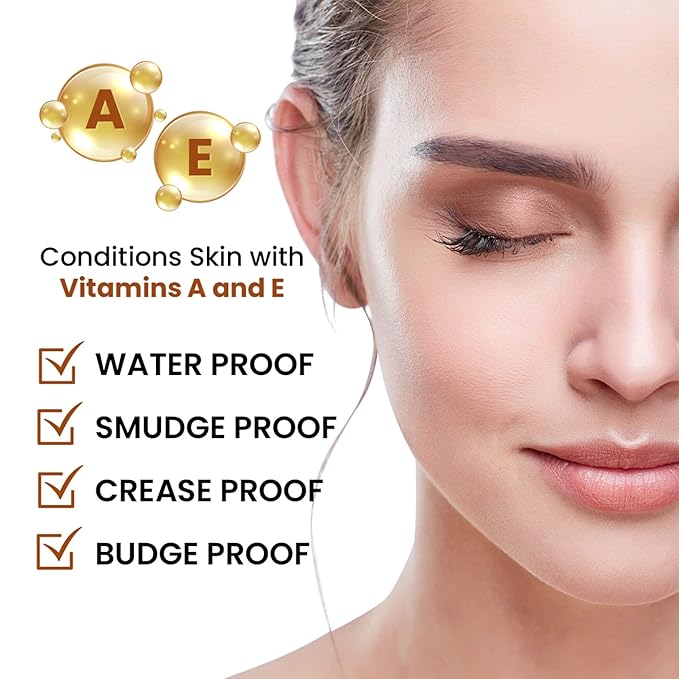 Mommy Makeup Any Wear Creme Eyeshadow - Waterproof, Crease-Proof, Long Lasting, High Pigment, Oil-free - Cream to Powder for Eyes, Cheeks & Lips (Brighten Up)
