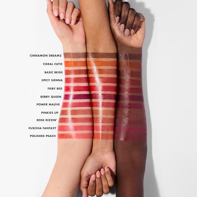 e.l.f. Glossy Lip Stain, Long-Lasting, Lightweight Lip Stain For A Sheer Pop Of Color & Subtle Gloss Finish, Vegan & Cruelty-Free, Fiery Red