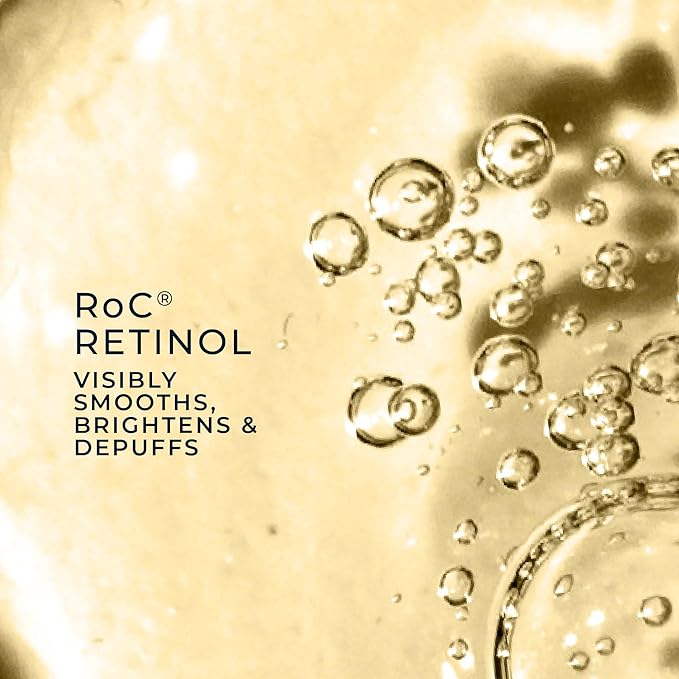 RoC Retinol Correxion Under Eye Cream for Dark Circles & Puffiness, Daily Wrinkle Cream, Anti Aging Skin Care Treatment Women and Men, 0.5 oz (Packaging May Vary)