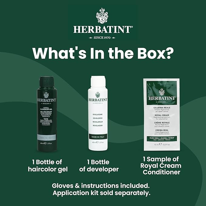 Herbatint Permanent Haircolor Gel, 7D