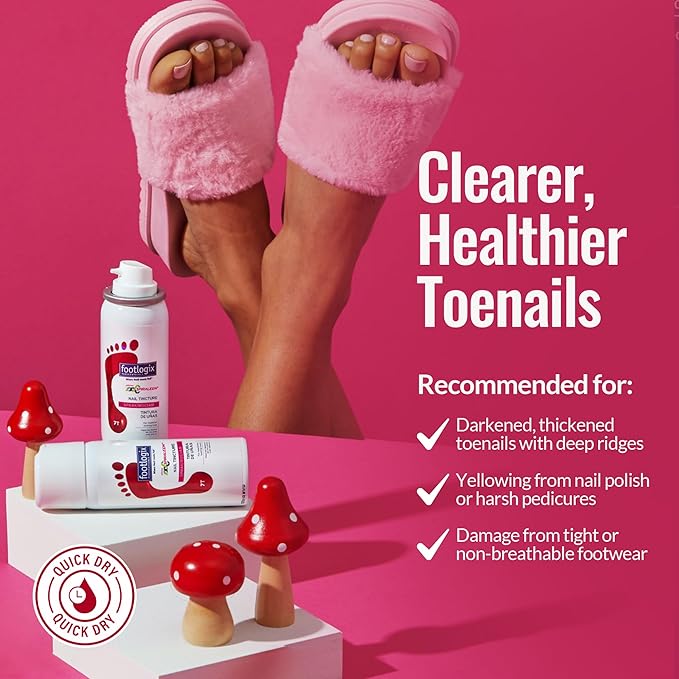 FOOTLOGIX Nail Tincture Spray with Spiraleen, 1.69 Fl Oz (Pack of 1)