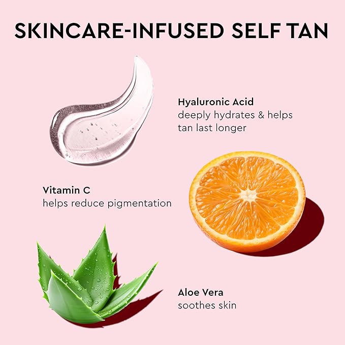 Tanologist Extra Dark Self Tan Mousse, Clear Self-Tanning Mousse, Streak-Free, Natural Glow, No Fake Tan Smell Or Orange Tone, Long Lasting, Clean Ingredients, 6.76 fl. oz/200 ml Bottle