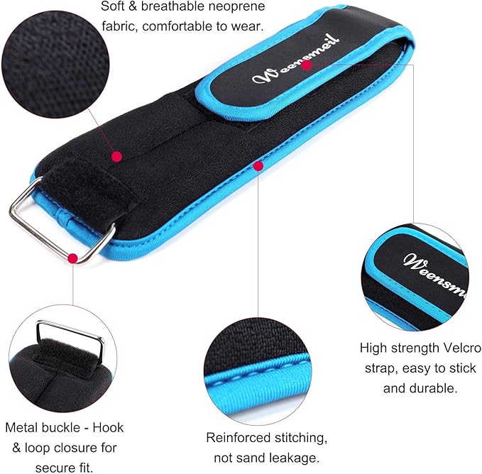 Ankle Weights 1 Pair 1 2 3 4 5 6 6 10 10 12 12 LBS