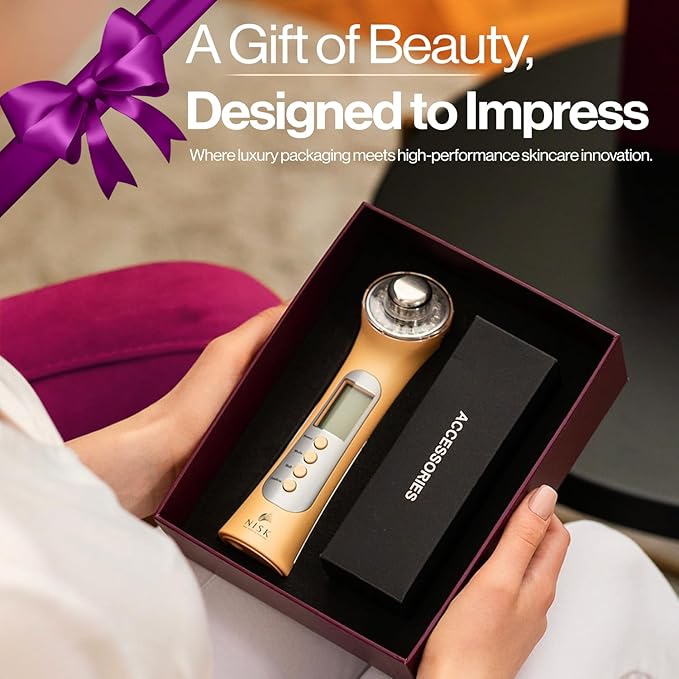 Nova 4-in-1 Cosmetic Skin Care Facial Wand – Home Use Beauty Device, Face Massage & Galvanic Ion Technology for Radiant-Looking Skin