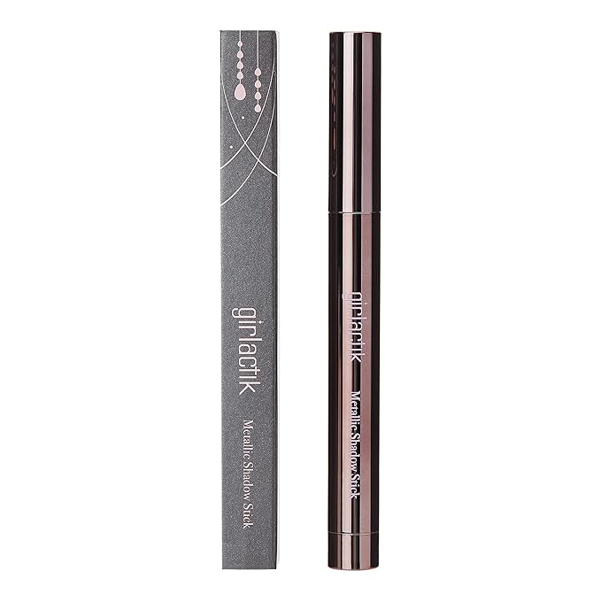 Girlactik Shadow Stick – Long-Wearing Cream Eyeshadow Stick, Blendable & Smudge-Resistant Eye Makeup – Vegan, Cruelty-Free, Easy One-Swipe Application (Tuxedo)
