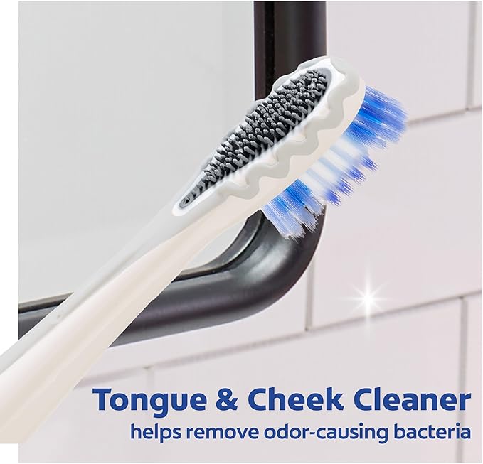 Colgate 360 Floss Tip Sonic Powered Battery Toothbrush, 2 Pack with Floss Tip Refill Heads