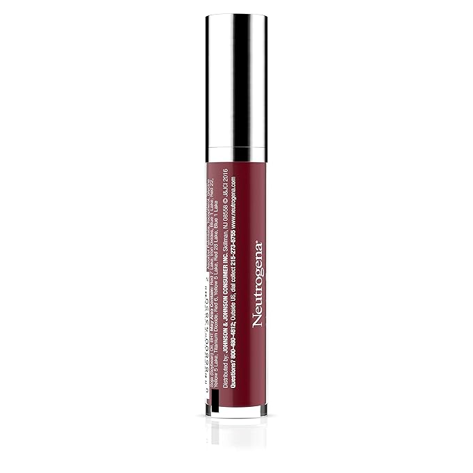 Neutrogena Hydro Boost Moisturizing Lip Gloss, Hydrating Non-Stick and Non-Drying Luminous Tinted Lip Shine with Hyaluronic Acid to Soften and Condition Lips, 70 Velvet Wine, 0.10 oz