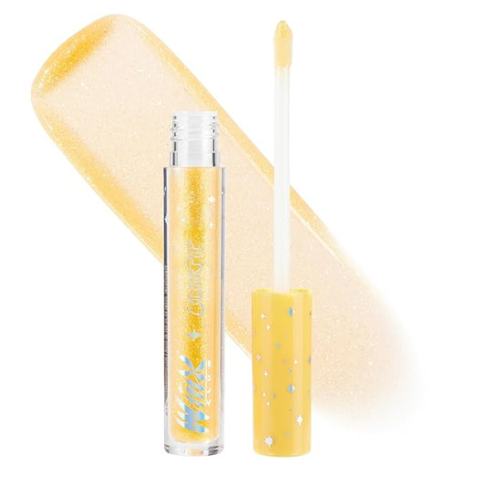 ColourPop Winx Club Ultra Glossy Lip Gloss - Hydrating, Sheer Orange Lip Gloss for Juicy, Fuller-Looking Lips - Formulated with Jojoba Oil to Moisturize & Nourish - Stella (0.11 oz)