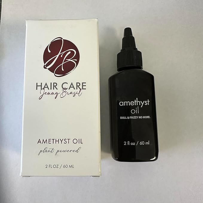 Jenny Brasil Amethyst Oil Hair Care Shine Tames Frizz Heat Protection