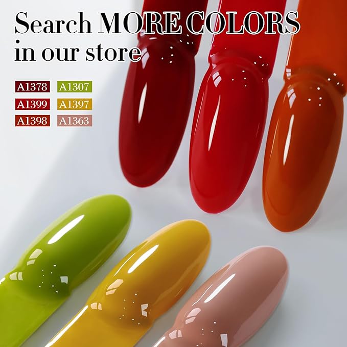 Double Rhythm 15ML Skin Nude Gel Polish Pure Sheer Same Color Same Bottle Soak Off Gel Polish Nail Art Manicure Salon DIY at Home for Women (Nude-A1363)