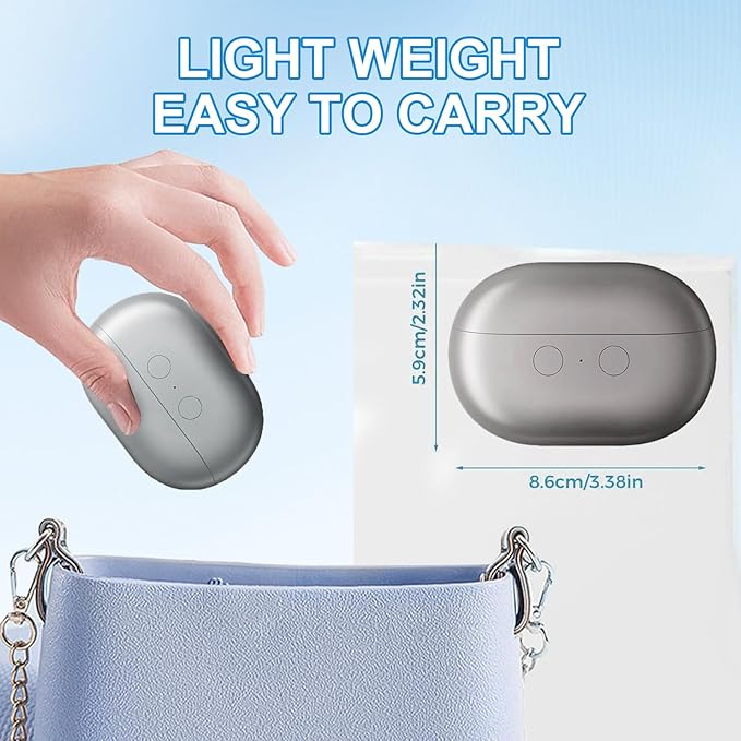 Easy Clip Nail Clippers, New 3-in-1 Automatic Nail Clippers with Polishing & LED Light, Storage, Painless Fingernail Toenail Trimmer for Seniors, Baby and Adults(Gray)